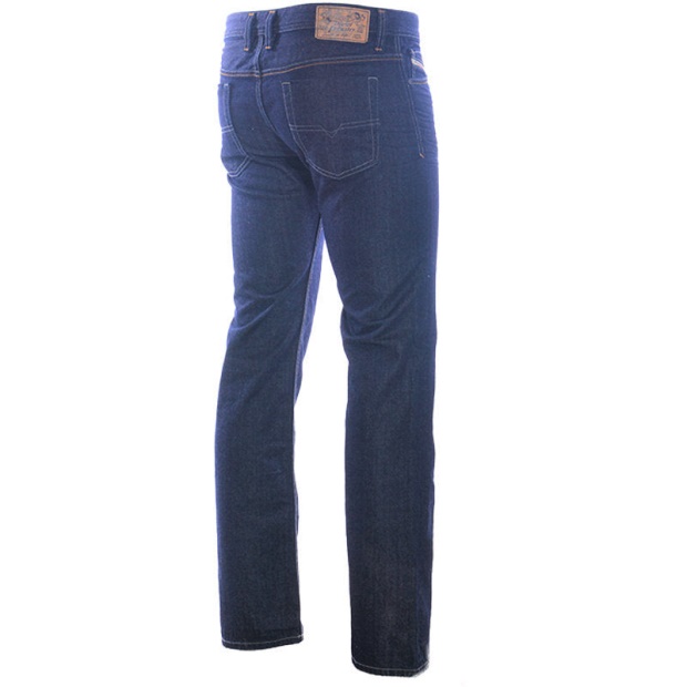 Diesel UK Viker Orus7 Men's Jeans Regular Fit Cotton Dark Blue Casual Denim Trousers