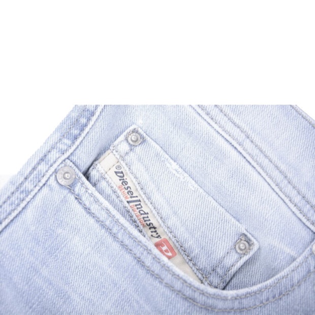 Diesel UK Tepphar 0849E Men's Denim Jeans Stretch Slim Fit Carrot Casual Trouser