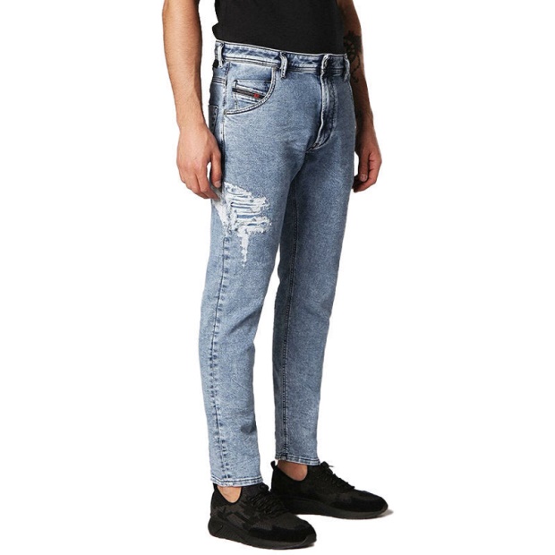 Diesel UK Krooley T 084Pv Men's Jeans Regular Fit Distressed Sweat Jogg Denim Pants