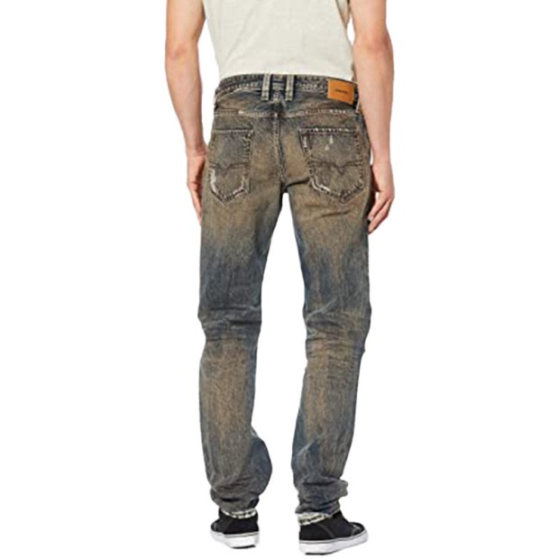 Larkee Beex 084Xb Men's Denim Jeans Regular Tapered Faded Distressed Pants Diesel UK