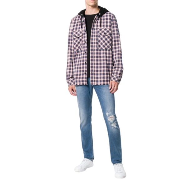 Diesel UK Sleenker 085Ah Men's Denim Jeans Distressed Lyocell Stretch Slim Skinny