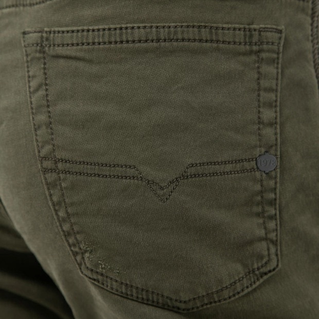 Diesel UK Bakari Ne 0684T Men's Denim Sweat Jogg Jeans Lyocell Olive Slim Skinny