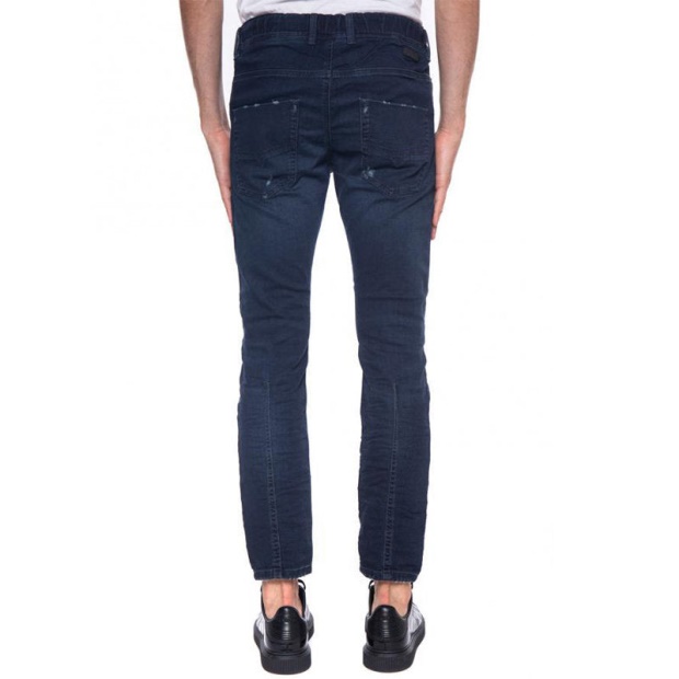 Krooley Ne 0699W Men's Denim Sweat Jogg Jeans Regular Fit Tapered Fade Diesel UK