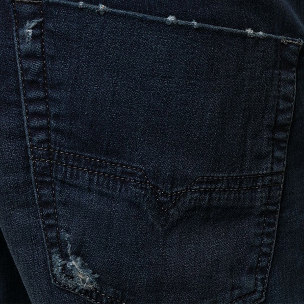 Krooley Ne 0699W Men's Denim Sweat Jogg Jeans Regular Fit Tapered Fade Diesel UK