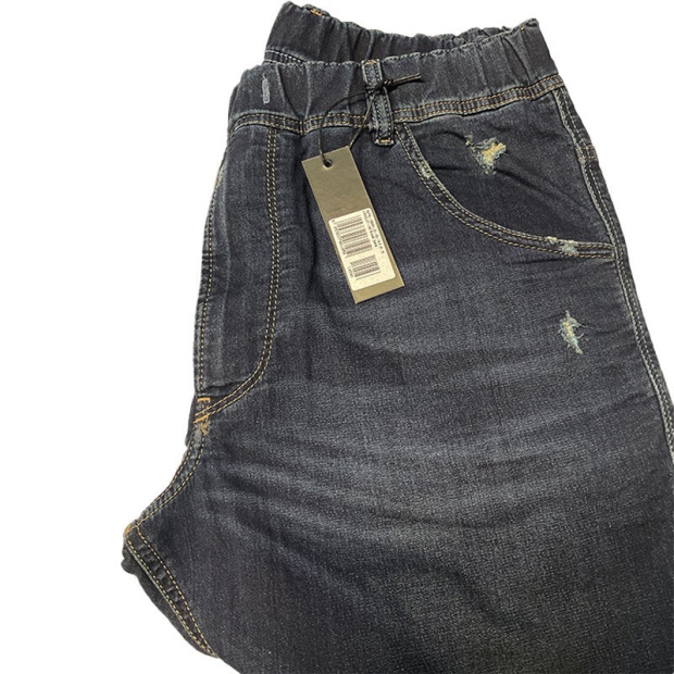 Krooley Ne 0699W Men's Denim Sweat Jogg Jeans Regular Fit Tapered Fade Diesel UK