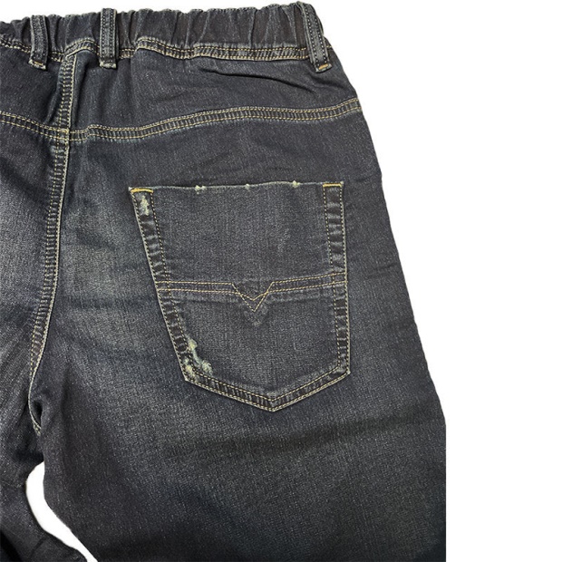 Krooley Ne 0699W Men's Denim Sweat Jogg Jeans Regular Fit Tapered Fade Diesel UK