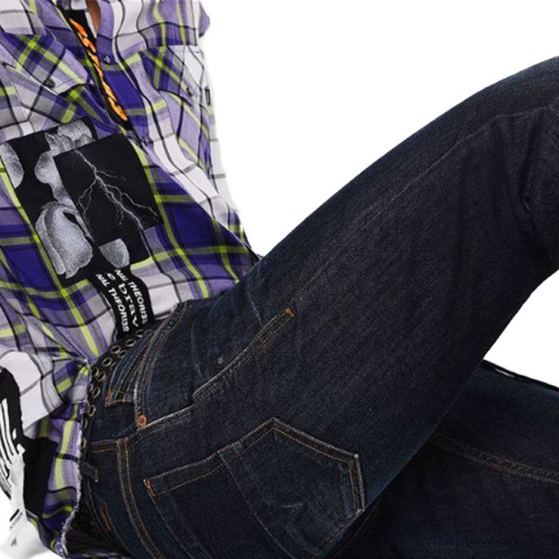 Thommer 081At Men's Denim Casual Faded Jeans Stretch Cotton Zip Slim Fit Diesel UK