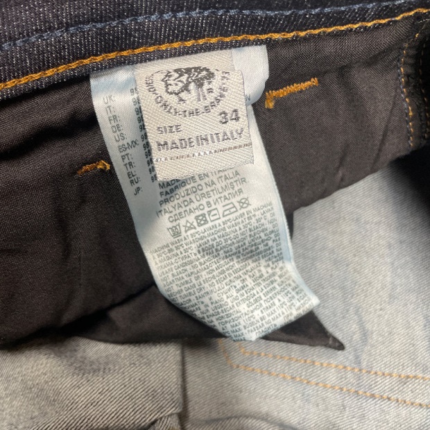 Thommer 081At Men's Denim Casual Faded Jeans Stretch Cotton Zip Slim Fit Diesel UK