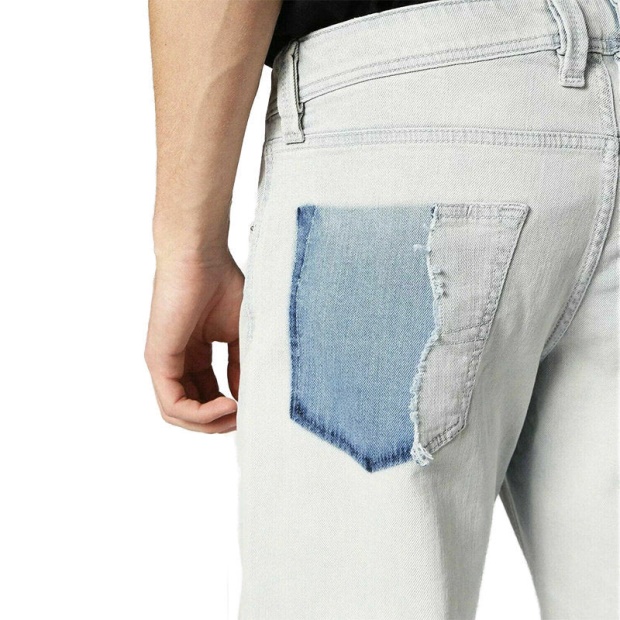 Diesel UK Larkkee Beex 084Tk Men's Jeans Stretch Regular Tapered Fit Denim Pants