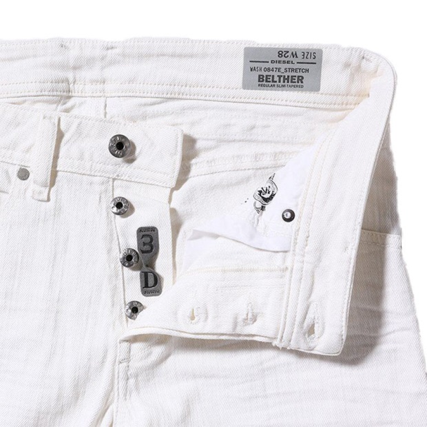 Diesel UK Belther Men's Jeans Denim Cotton Slim Tapered Fit Casual Pants Trouser