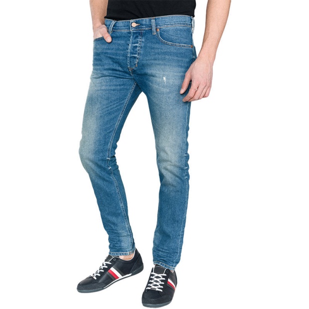 Diesel UK Tepphar 089Aw Men's Jeans Denim Slim Carrot Fit Cotton Stretch Casual Pant