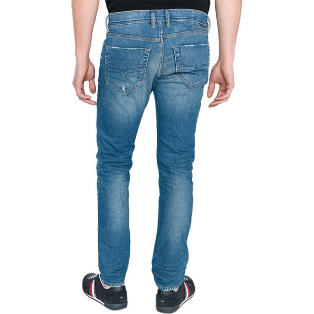 Diesel UK Tepphar 089Aw Men's Jeans Denim Slim Carrot Fit Cotton Stretch Casual Pant