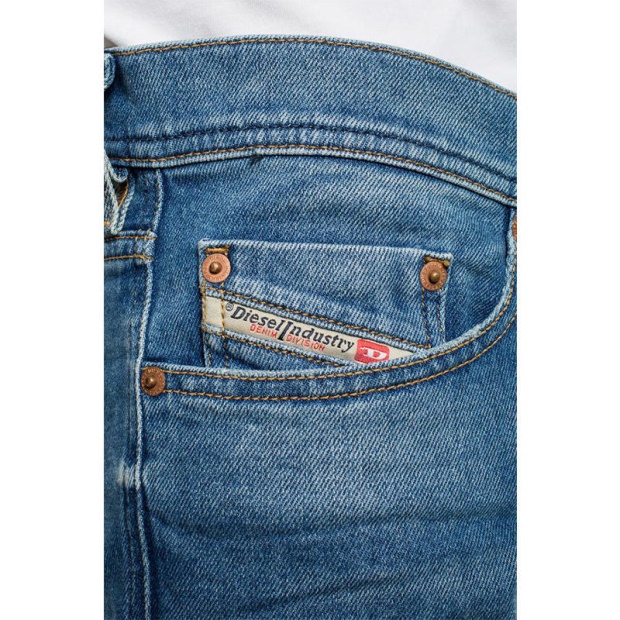 Diesel UK Tepphar 089Aw Men's Jeans Denim Slim Carrot Fit Cotton Stretch Casual Pant