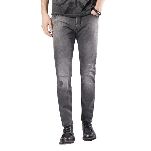 Tepphar 0674U Men's Denim Jeans Slim Fit Carrot Leg Stretch Distressed Dna Diesel UK