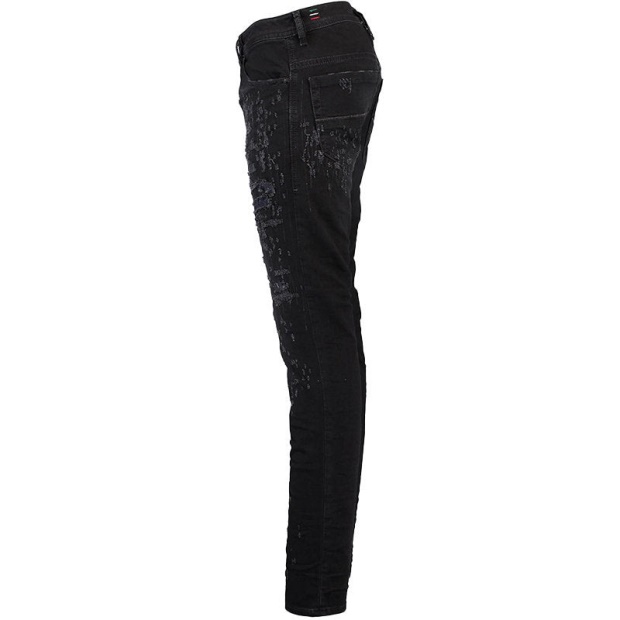 Thommer 0683T Men's Denim Jeans Slim Fit Dna Distressed Black Pants Diesel UK