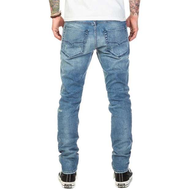 Tepphar 084Vi Men's Denim Jeans Custom Distressed Stretch Slim Carrot Fit Diesel UK