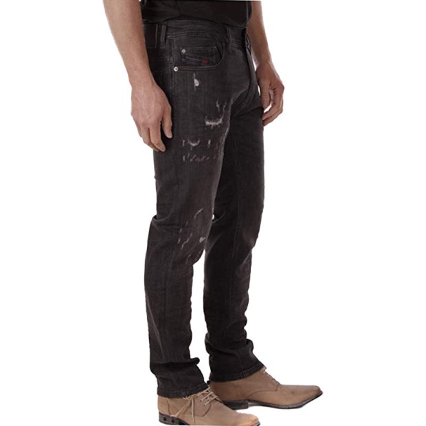 Diesel UK Thavar-Xp Rfe02 Men's Denim Jeans Stretch Slim Skinny Fit Distressed Pants