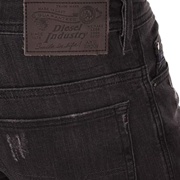 Diesel UK Thavar-Xp Rfe02 Men's Denim Jeans Stretch Slim Skinny Fit Distressed Pants