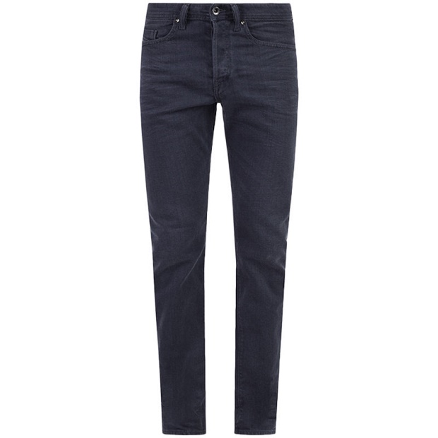 Buster 0859X Men's Denim Jeans Regular Slim Fit Tapered Button Faded Grey Diesel UK