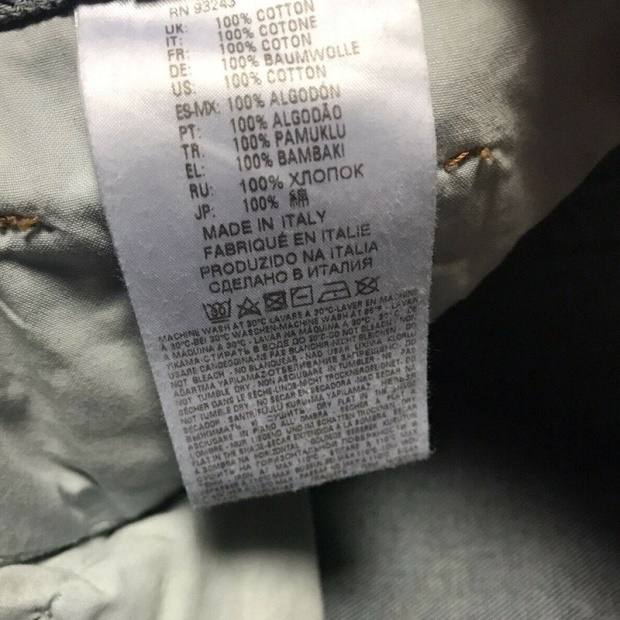 Diesel UK Dagh Xp 084Zs Men's Jeans Regular Straight Distress Blue Denim Made