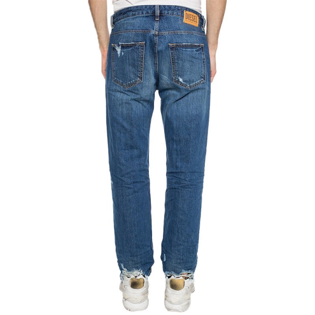 D Kodeck 080Ah Men's Denim Jeans Regular Distressed Faded Trouser Diesel UK