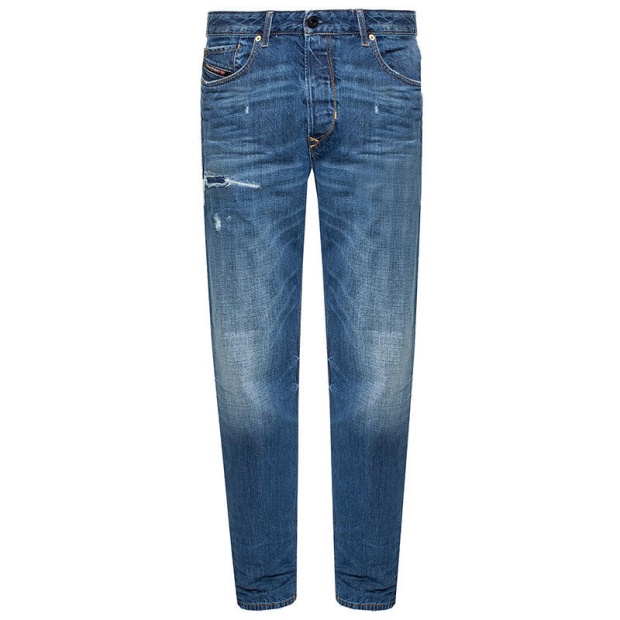 D Kodeck 080Ah Men's Denim Jeans Regular Distressed Faded Trouser Diesel UK