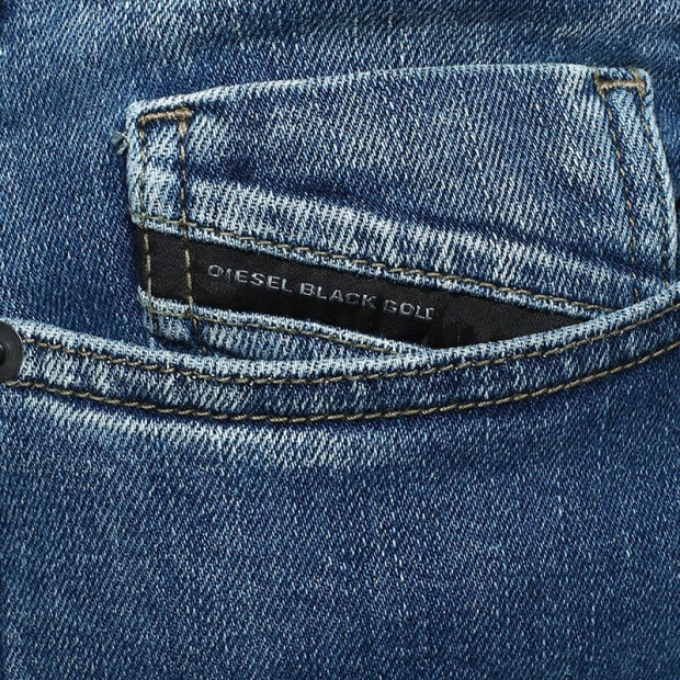 Black Gold Type 2814 Bgbd7 Men's Denim Jeans Skinny Trouser Pant Blue Diesel UK