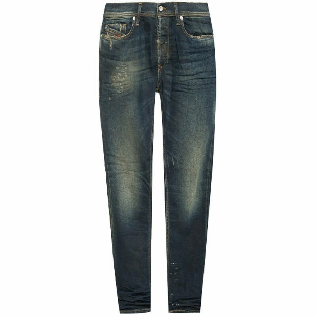 Diesel UK Tepphar 084Xu Men's Casual Denim Jeans Lyocell Stretch Slim Fit Pants