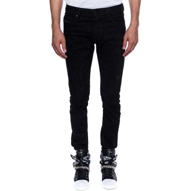 Tepphar 069Ac Men's Denim Jeans Casual Slim Fit Tapered Distressed Pants Diesel UK