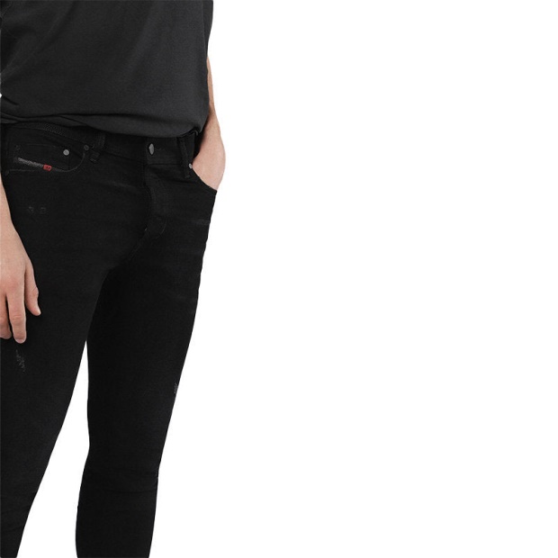 Tepphar 069Ac Men's Denim Jeans Casual Slim Fit Tapered Distressed Pants Diesel UK