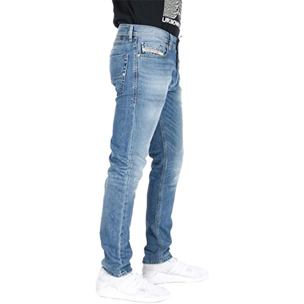 Diesel UK Tepphar 0842H Men's Denim Jeans Casual Stretch Trousers Slim Fit Pants