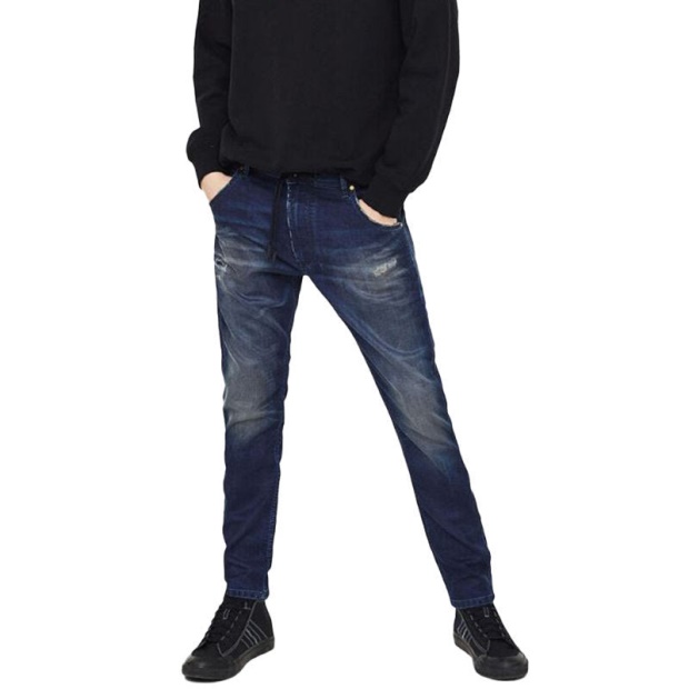 Krooley 069Gz Men's Denim Jogg Jeans Slim Fit Casual Relax Sweat Pants Diesel UK