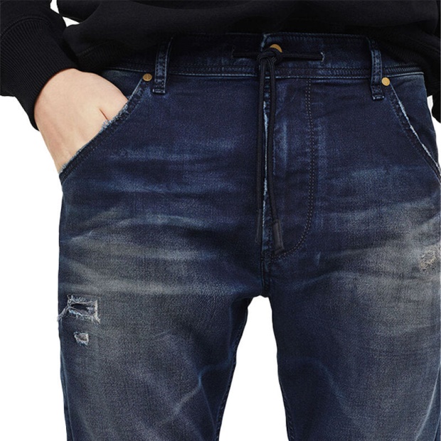 Krooley 069Gz Men's Denim Jogg Jeans Slim Fit Casual Relax Sweat Pants Diesel UK