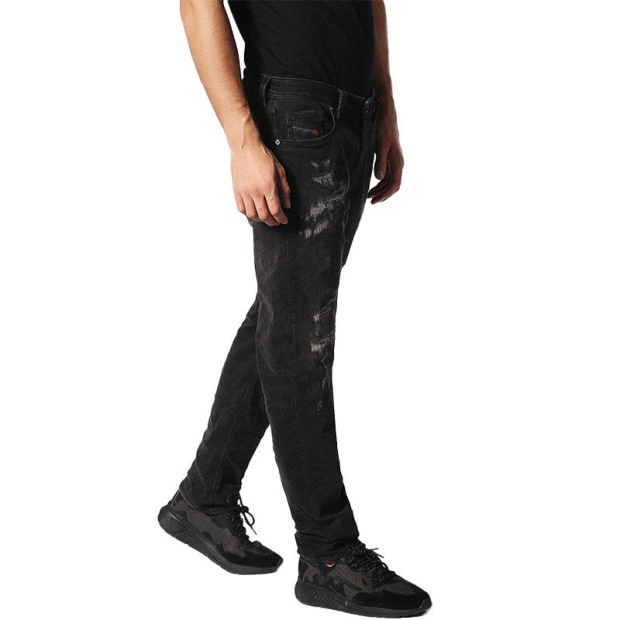 Diesel UK Larkee Beex 0688W Men's Denim Jeans Regular Fit Tapered Legs Casual Pants