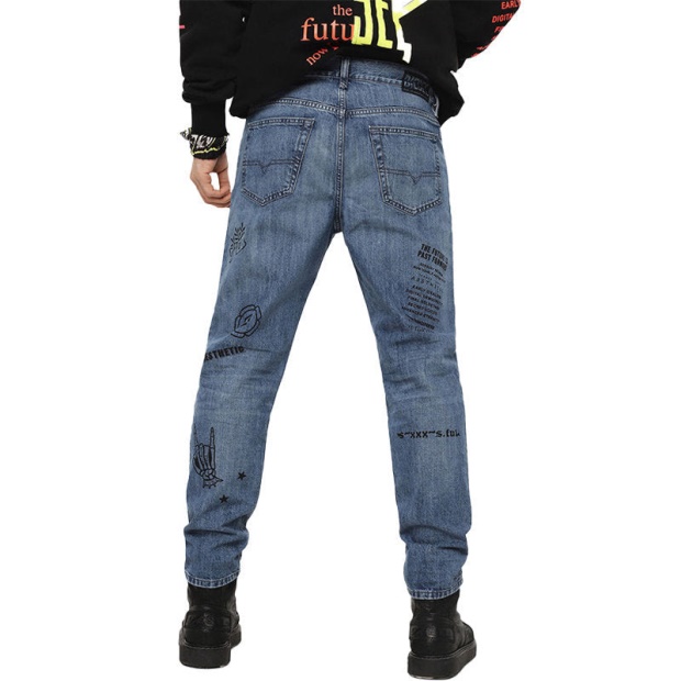 Mharky 0094D Men's Denim Jeans Casual Slim Skinny Low Crotch Trousers Diesel UK