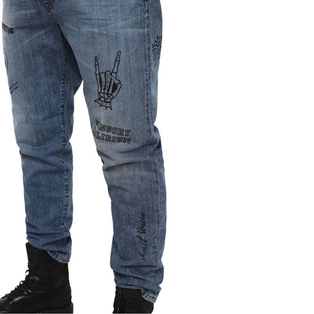 Mharky 0094D Men's Denim Jeans Casual Slim Skinny Low Crotch Trousers Diesel UK