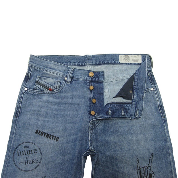 Mharky 0094D Men's Denim Jeans Casual Slim Skinny Low Crotch Trousers Diesel UK