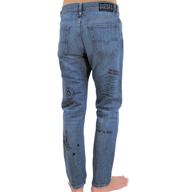Mharky 0094D Men's Denim Jeans Casual Slim Skinny Low Crotch Trousers Diesel UK