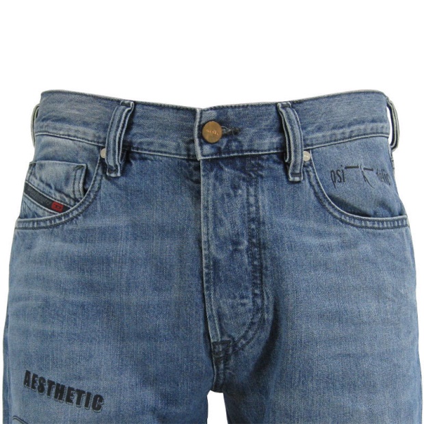 Mharky 0094D Men's Denim Jeans Casual Slim Skinny Low Crotch Trousers Diesel UK