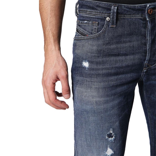 Diesel UK Larkee 084Qt Men's Denim Jeans Casual Stretch Regular Tapered Trousers