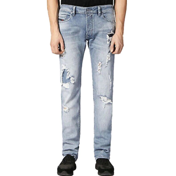 Belther C84Nu Men's Denim Jeans Casual Stretch Regular Slim Tapered Pants Diesel UK