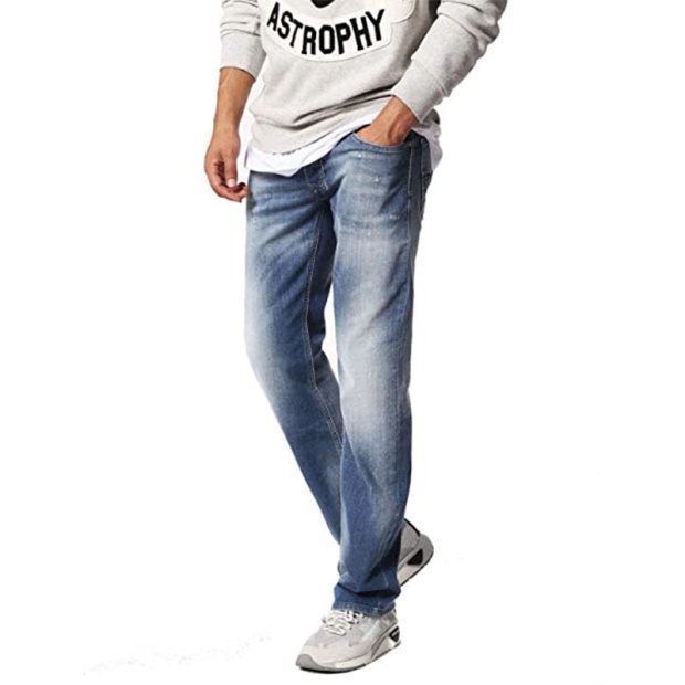 Larkee 084Qg Men's Denim Jeans Casual Stretch Regular Straight Trousers Diesel UK