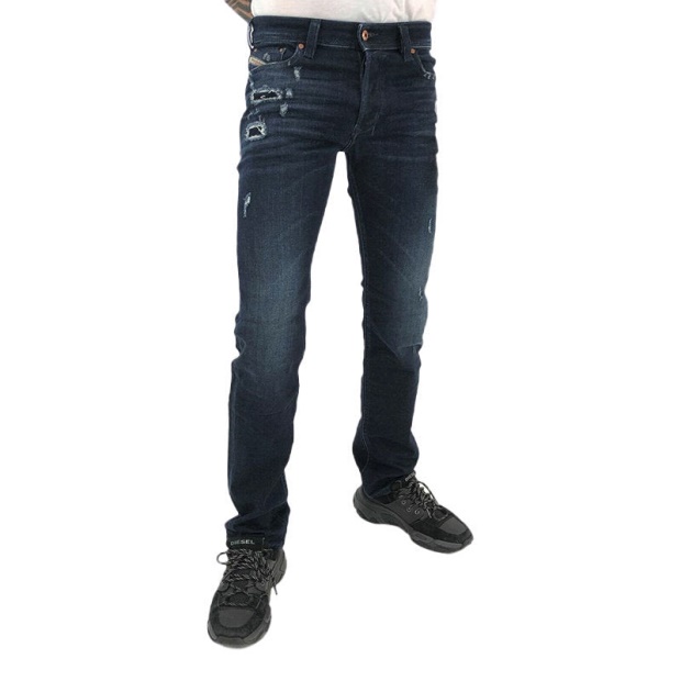 Diesel UK Safado Rf48N Men's Denim Jean Casual Stretch Regular Slim Straight Trouser