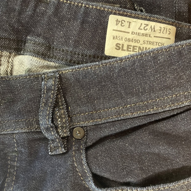 Diesel UK Sleenker 0849D Men's Jeans Slim Skinny Fit Stretch Casual Denim Pants