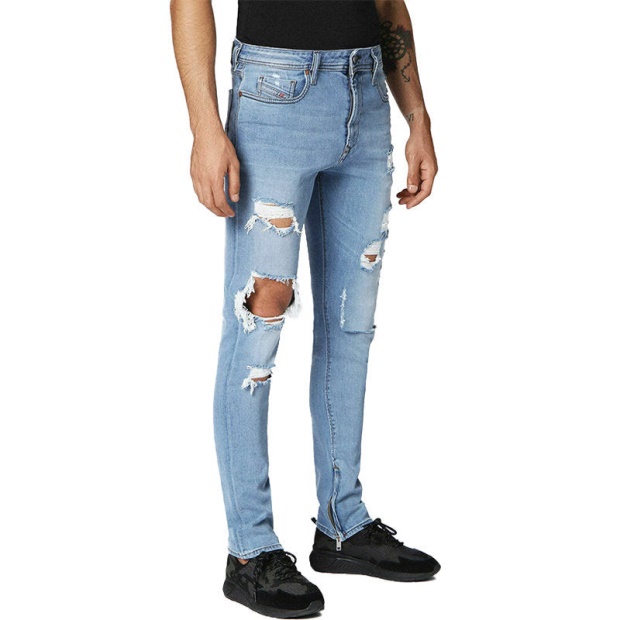 Deepzip 084Nu Men's Jeans Denim Stretch Slim Carrot Fit Casual Pant Diesel UK