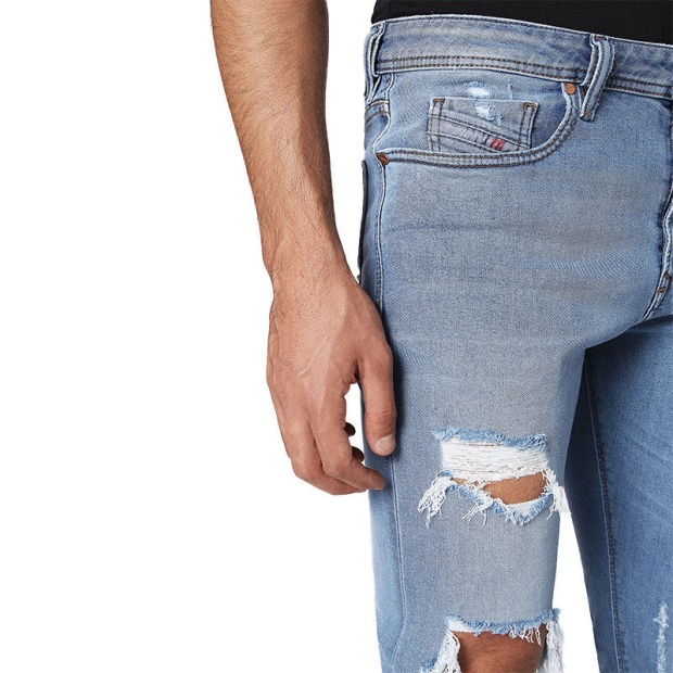 Deepzip 084Nu Men's Jeans Denim Stretch Slim Carrot Fit Casual Pant Diesel UK