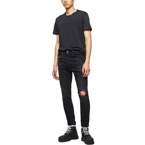 Diesel UK D-Eetar 069Dv Men's Denim Jeans Casual Stretch Tapered Fit Trousers