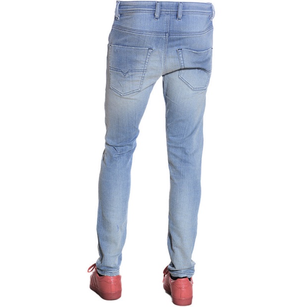 Diesel UK Krooley T 087Ab Men's Denim Sweat Pants Jogg Jeans Stretch Slim Fit Carrot