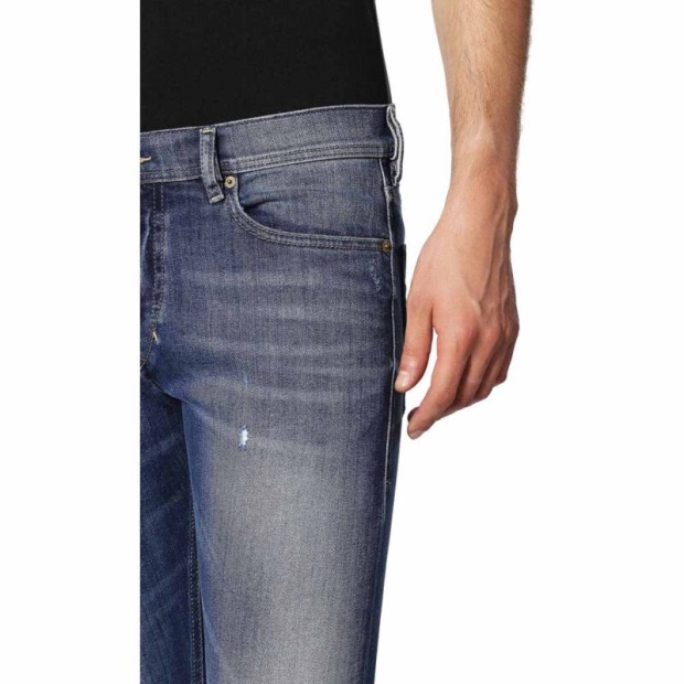 Diesel UK Tepphar 084Gg Men's Denim Jeans Distressed Stretch Slim Fit Carrot