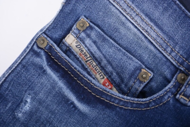 Diesel UK Tepphar 084Gg Men's Denim Jeans Distressed Stretch Slim Fit Carrot